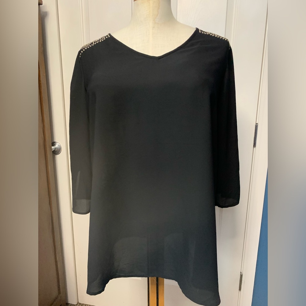 Elegant Black Women's Blouse